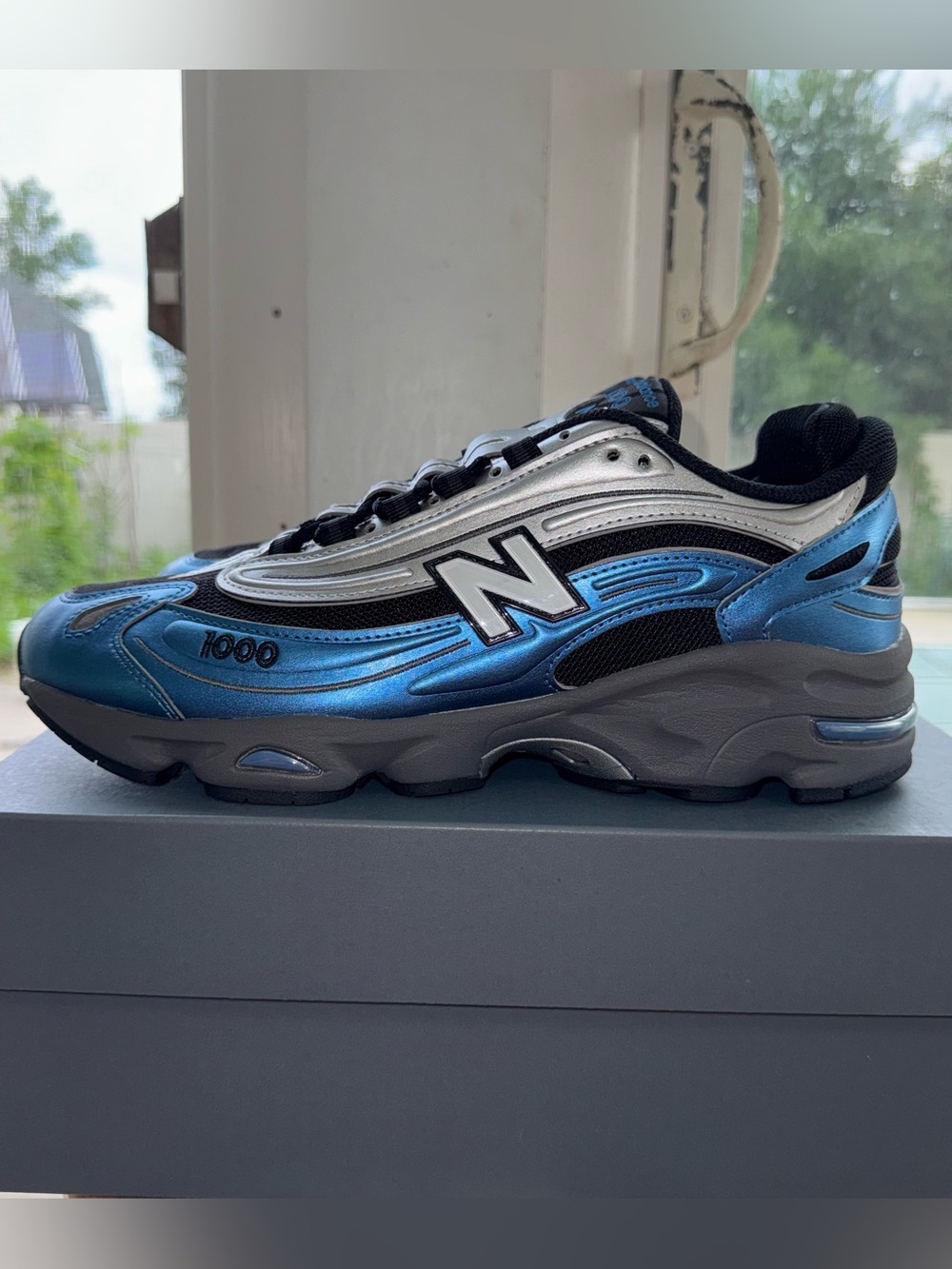 New Balance 1000 M1000ENV Sea Stone Navy Y2K ABZORB Sneakers Men's 10.5 D - Picture 5 of 14